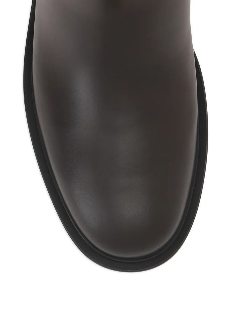 Gianvito Rossi 50 mm Mokka-Stiefel