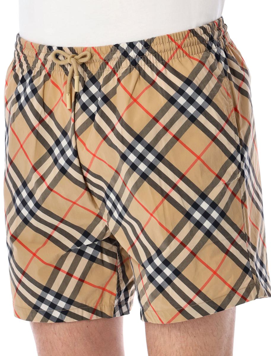 Burberry Badeshorts mit Karomuster
