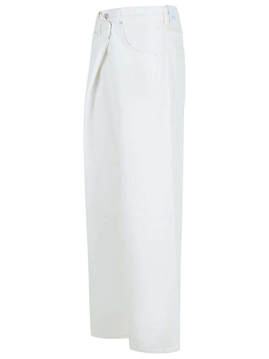Agolde „Vana“ weiße Baumwolljeans