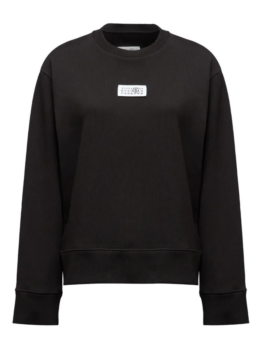 MM6 Maison Margiela – Sweatshirt mit Zahlen-Applikation
