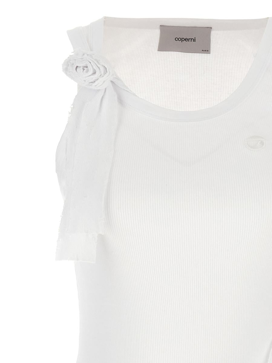 Coperni „Distressed Rose Rib“-Tanktop