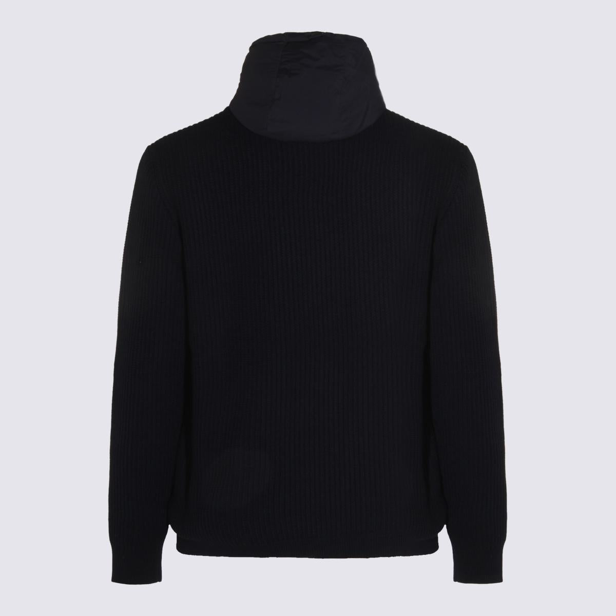 Herno Freizeitjacke aus marineblauer Wolle