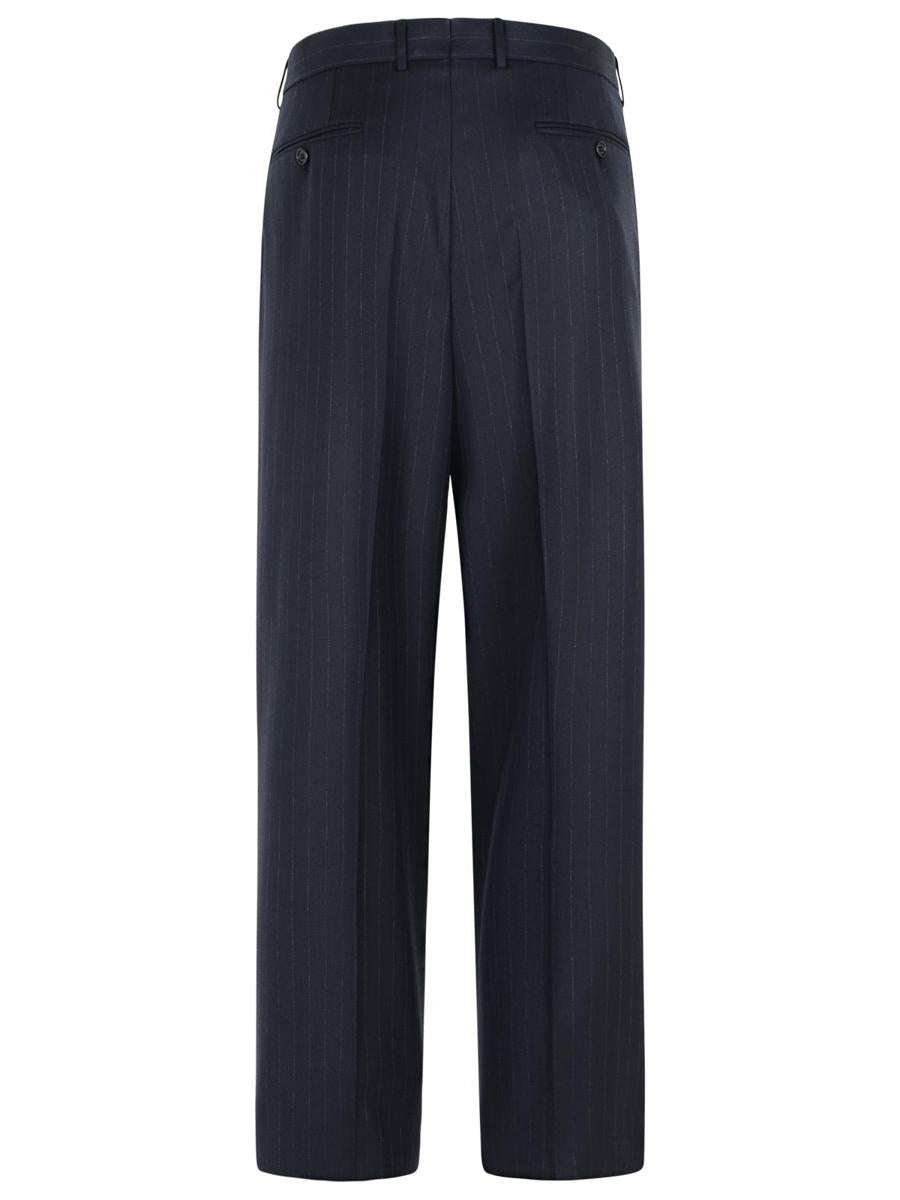 Marineblaue Wollhose von Tom Ford