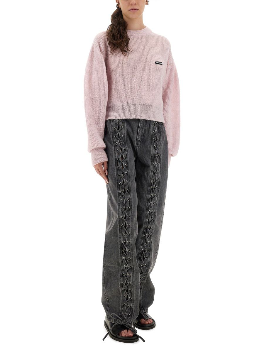 Rotate Birger Christensen Woll-Puffpullover