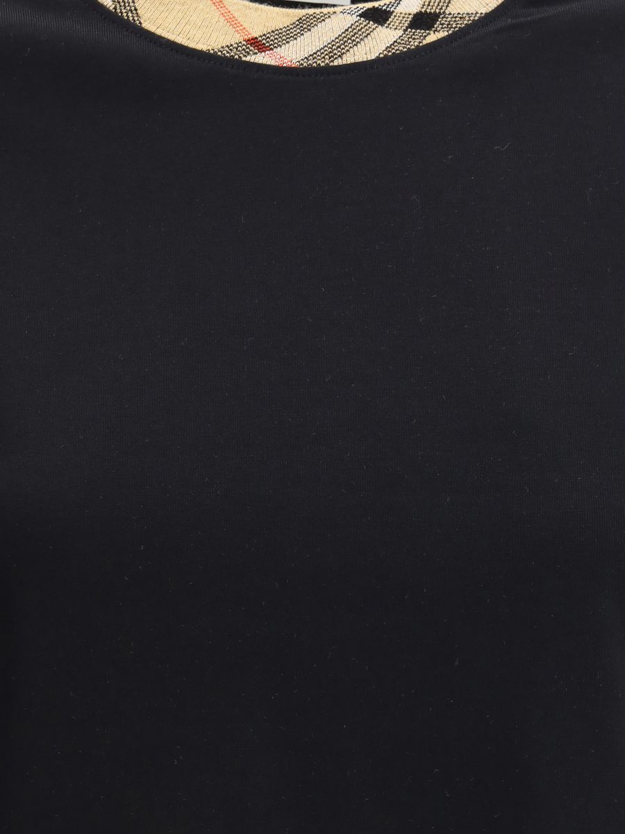 Burberry T-Shirt mit Karomotiv