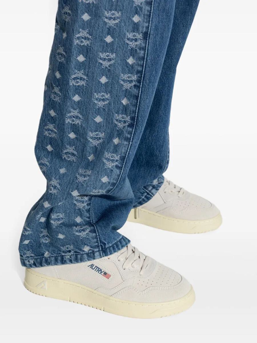 Autry „Medalist Low“ Wildleder-Sneakers
