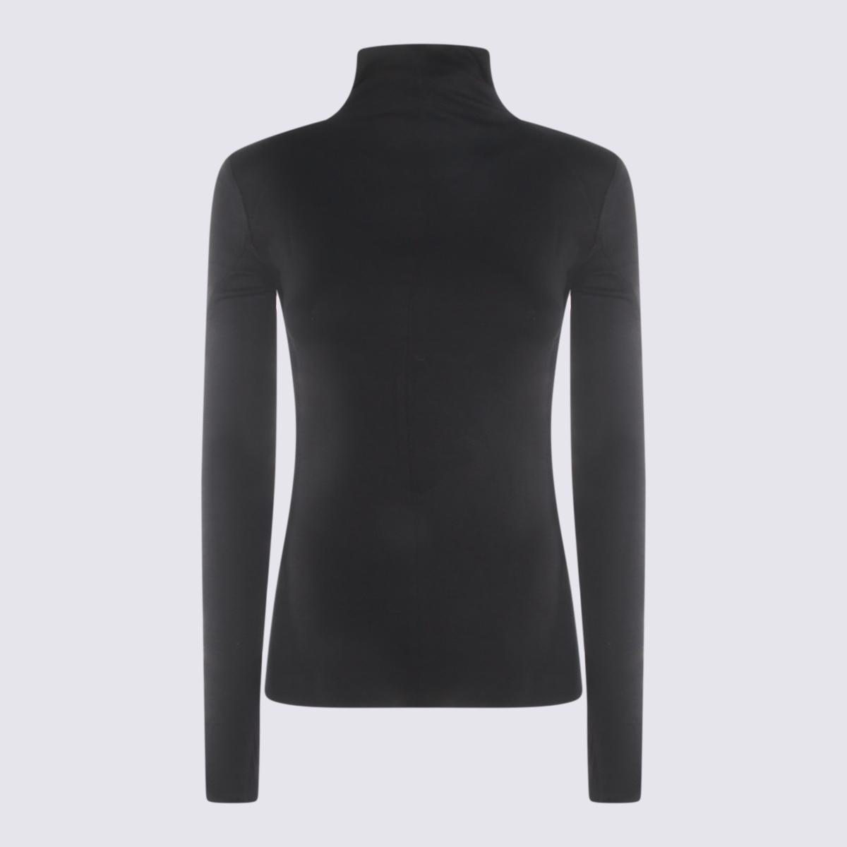 Thom Krom Schwarzes Viskose-Top