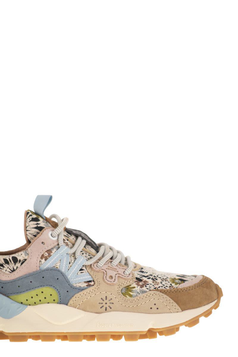 Flower Mountain Yamano 3 - Sneakers aus Wildleder und Funktionsgewebe