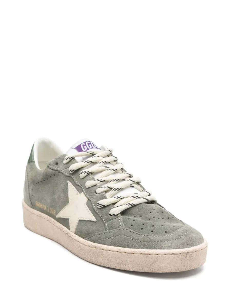 Golden Goose Ballstar Wildleder Obermaterial Spitze und Sporn Leder Stern und Ferse