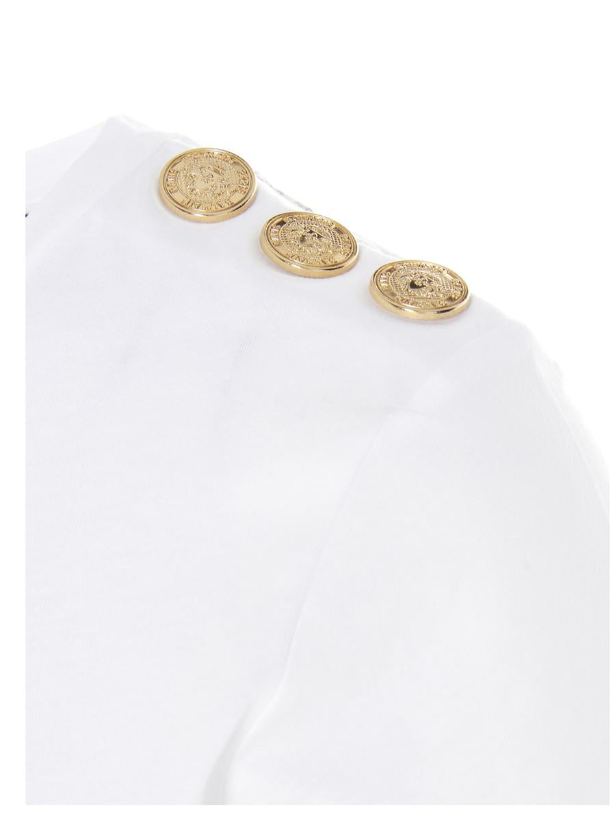 T-Shirt mit Balmain-Logoprint