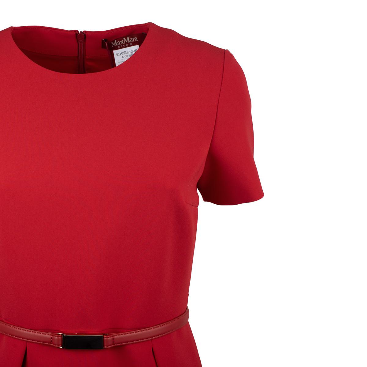 Max Mara – Rotes Cady-Minikleid