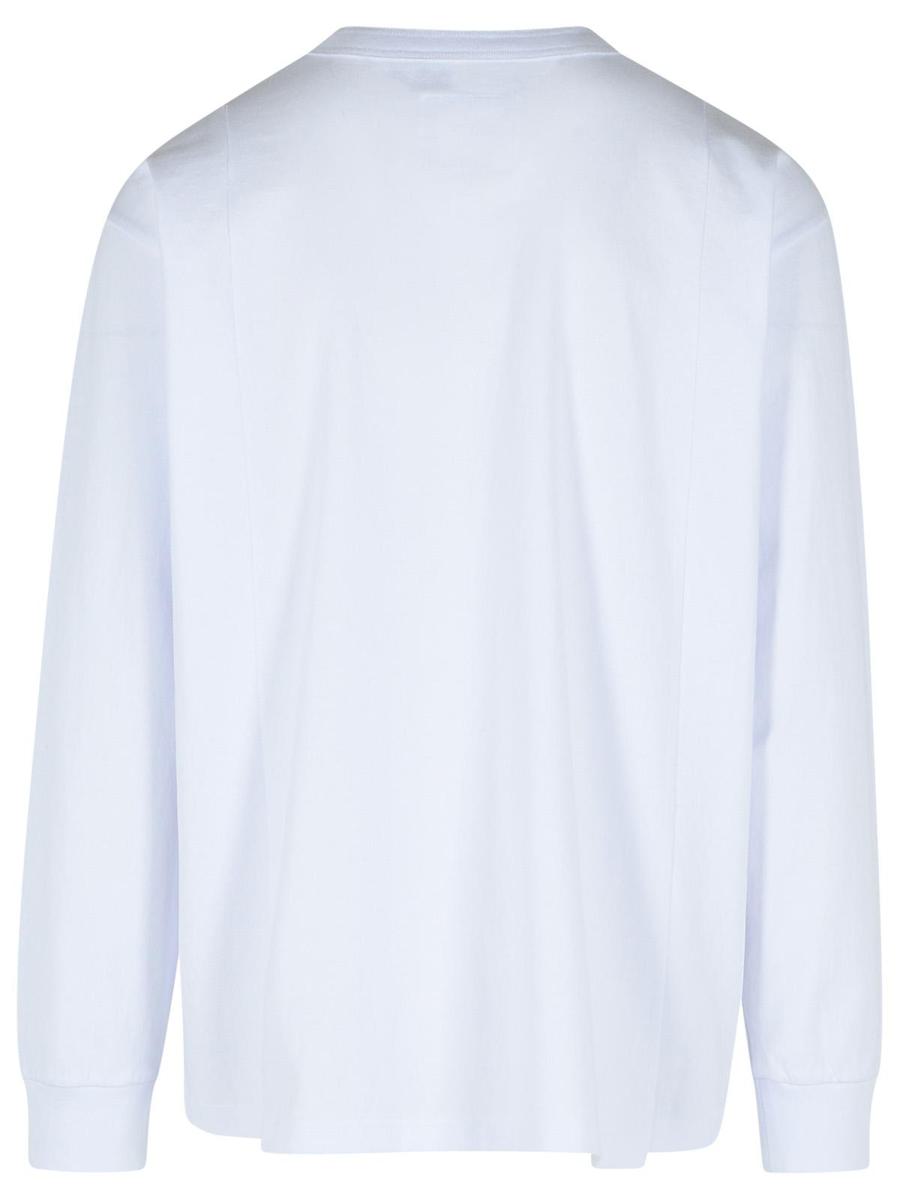 Weißes Baumwoll-T-Shirt von Sacai