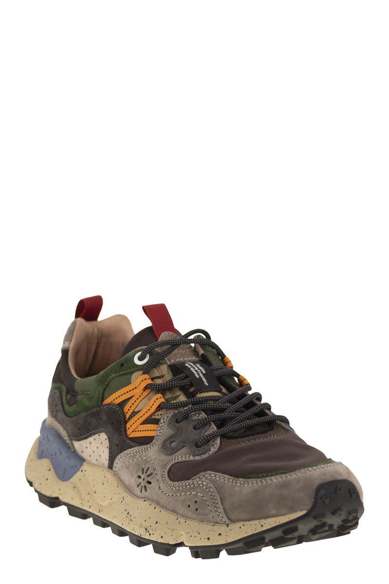 Flower Mountain Yamano 3 - Sneakers aus Wildleder und Funktionsgewebe