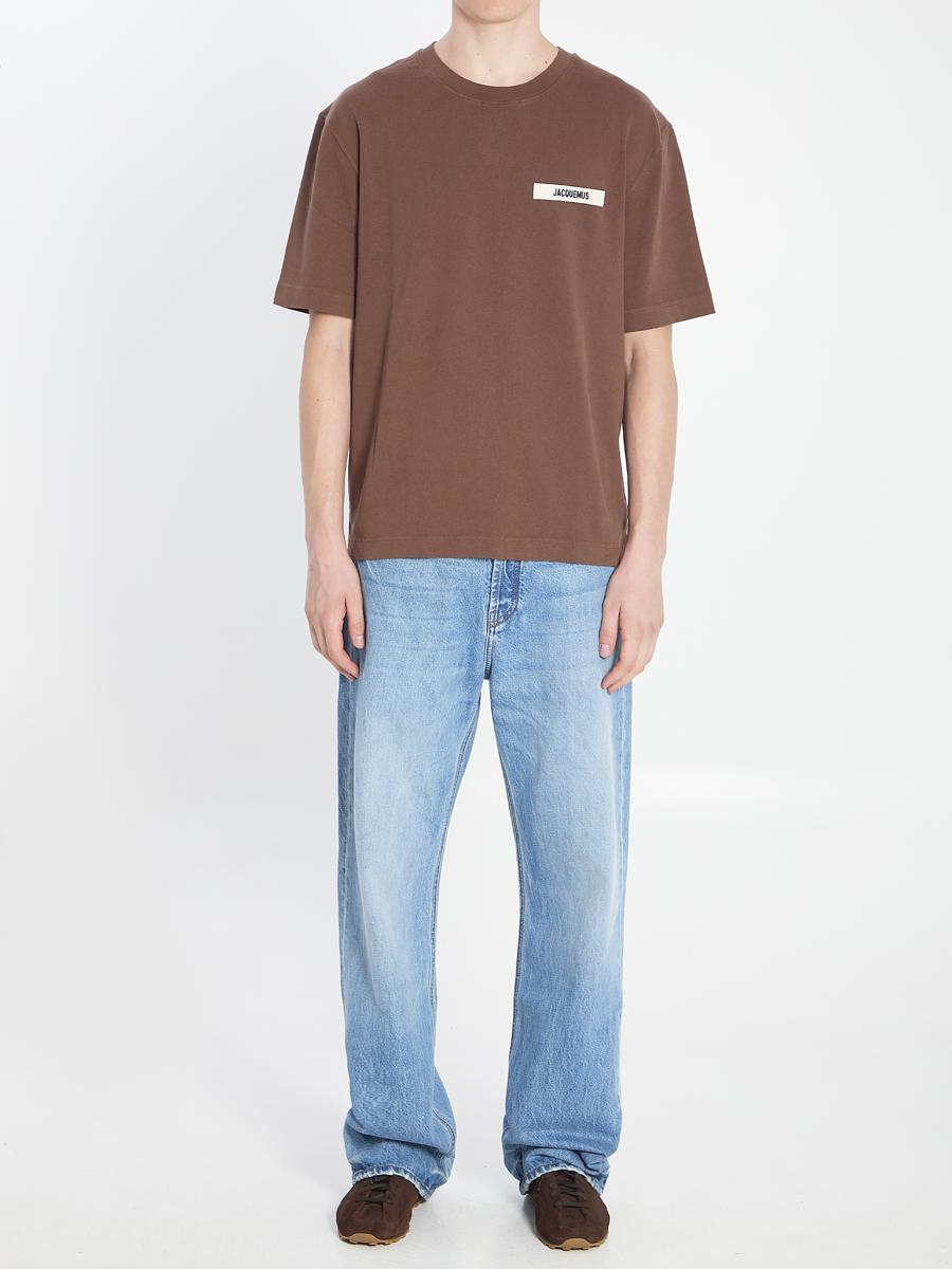 T-Shirt aus Grosgrain