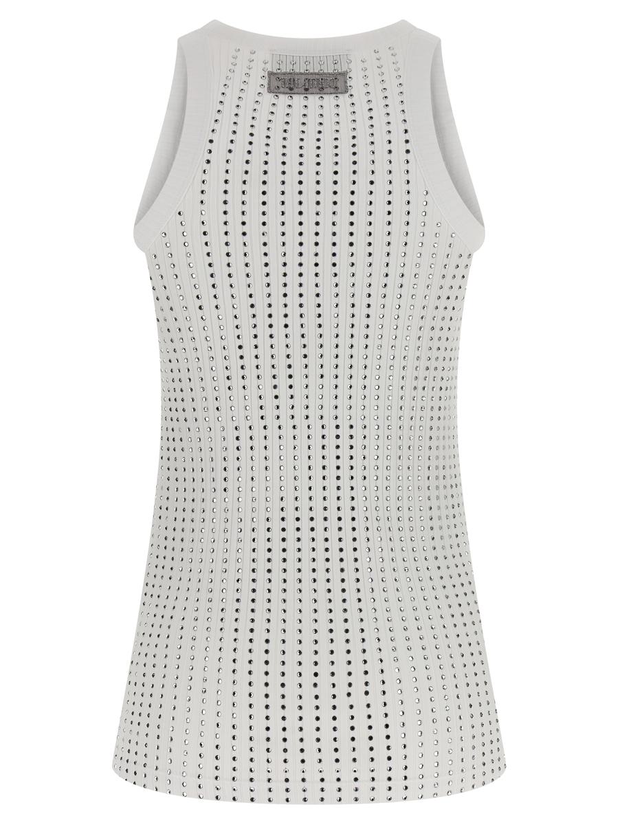 The Attico Strass-Tanktop