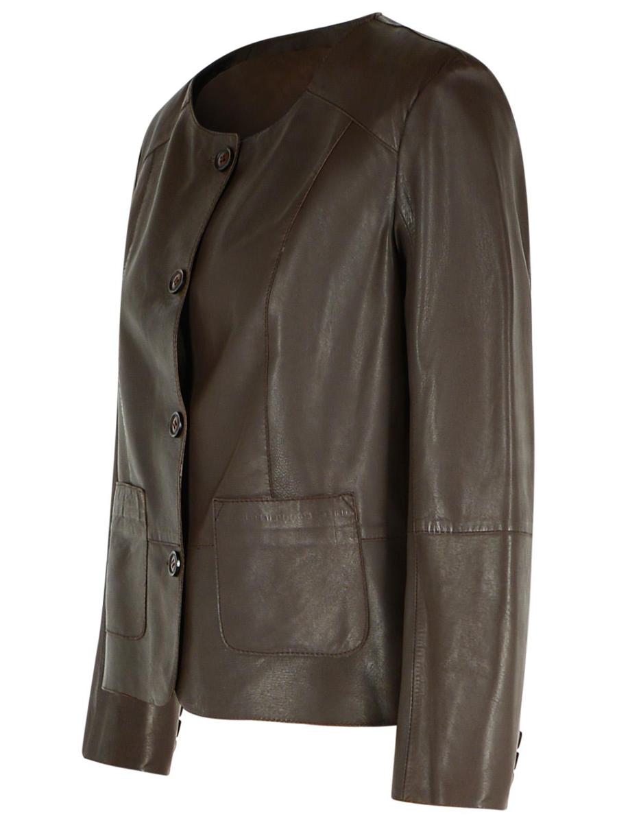Bully Braune Lederjacke