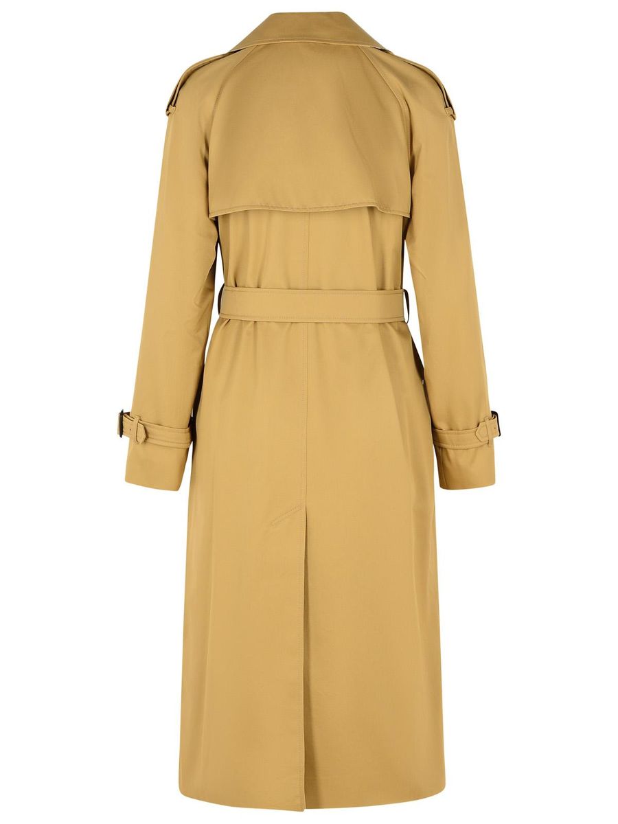 Burberry – Trenchcoat aus Baumwollmischung in Beige