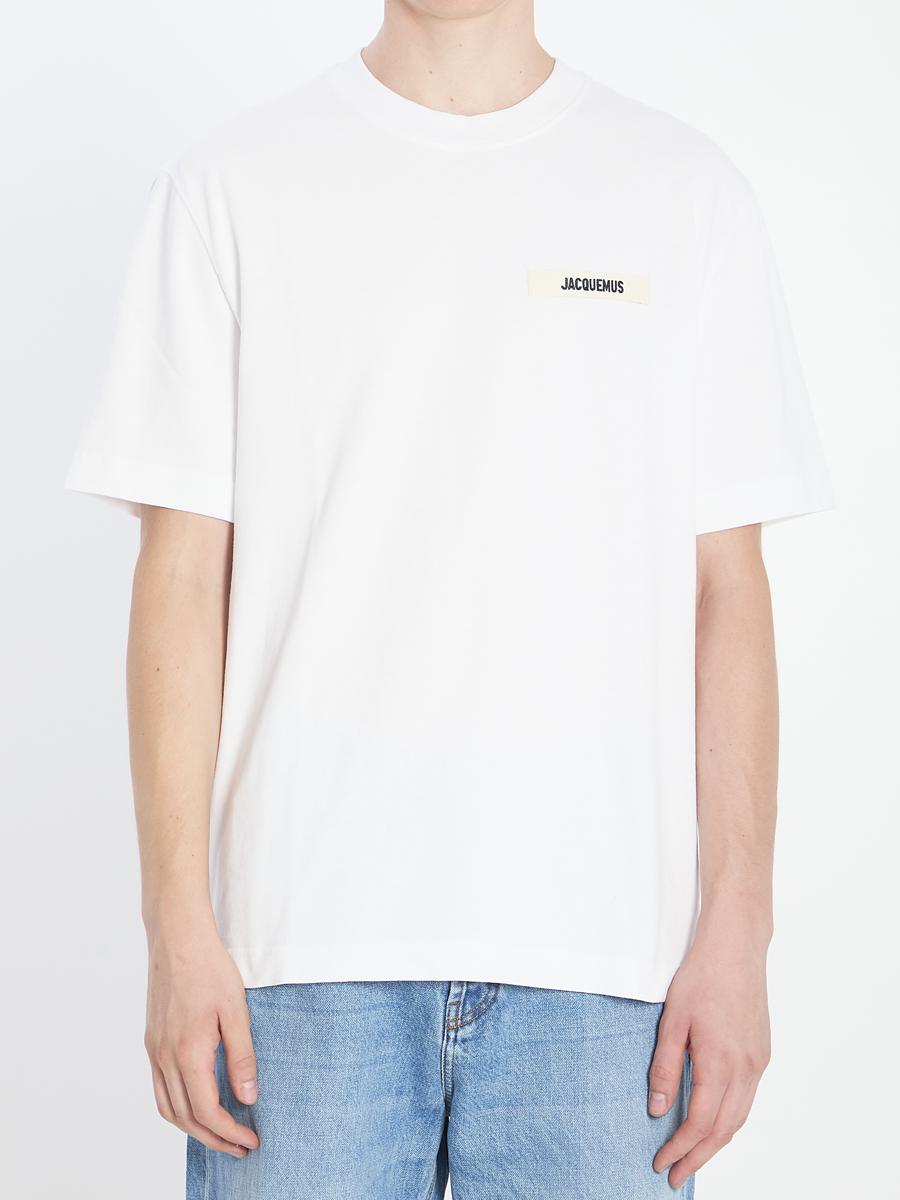 T-Shirt aus Grosgrain