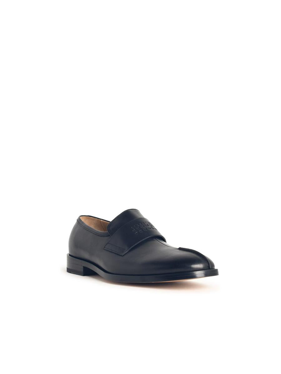 MM6 Maison Margiela – Schwarze Leder-Loafer
