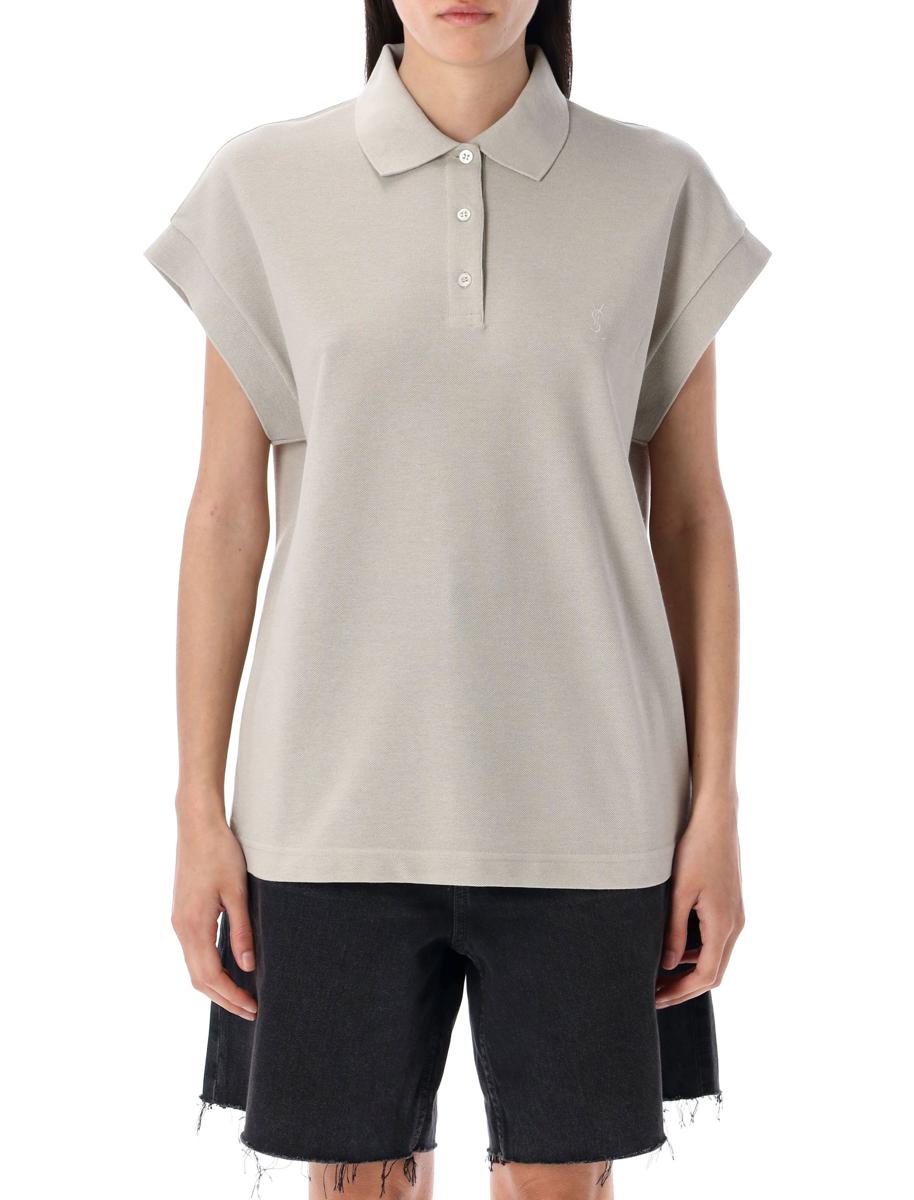 Saint Laurent Cassandre Piqué-Poloshirt