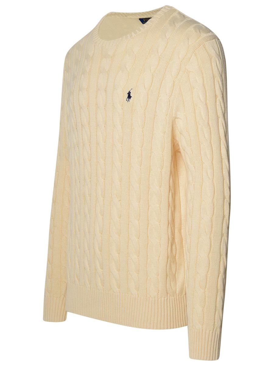 Polo Ralph Lauren – Elfenbeinfarbener Baumwollpullover