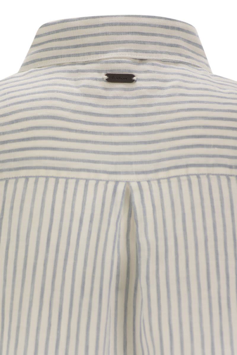 Barbour Marine – Gestreiftes Leinenhemd