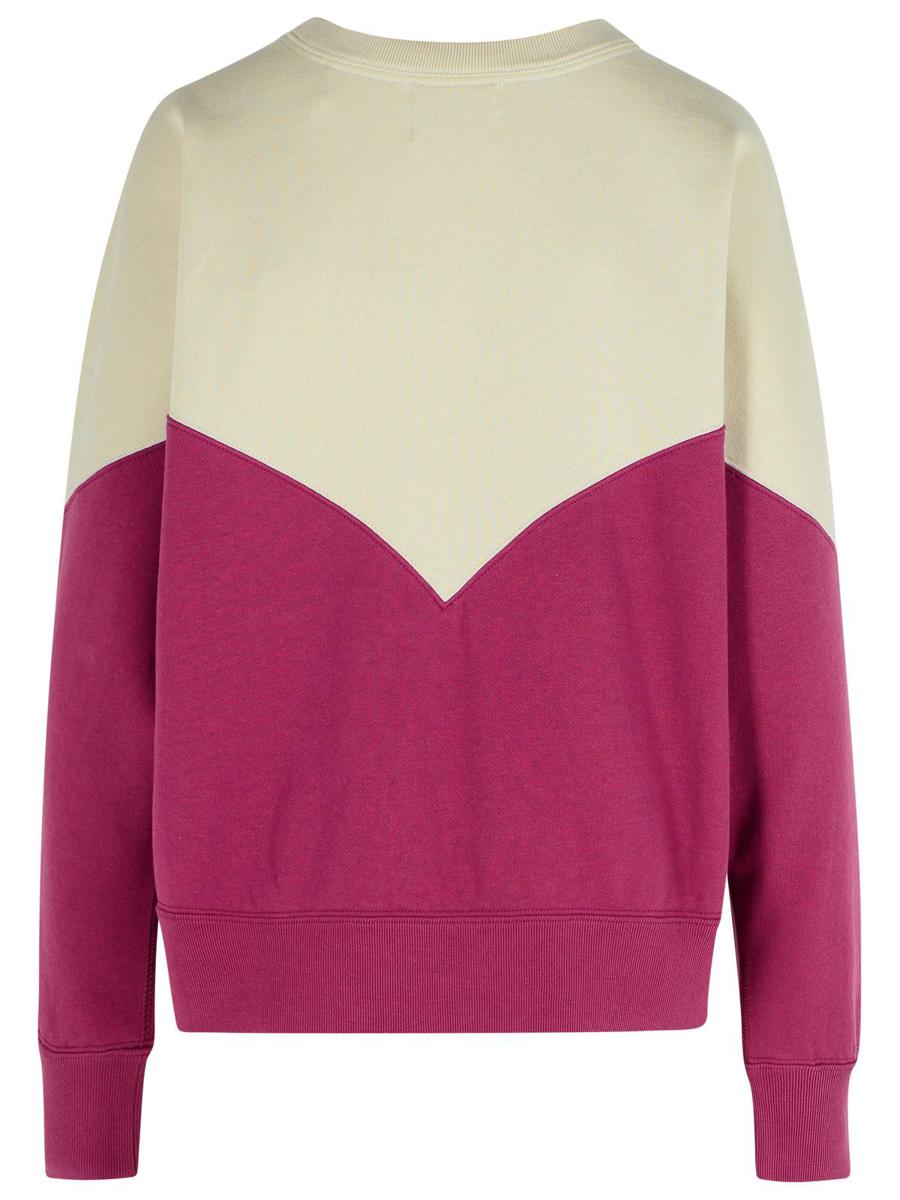 Isabel Marant Étoile „Houston“-Sweatshirt aus einer Baumwollmischung in Trauben- und Augentönen