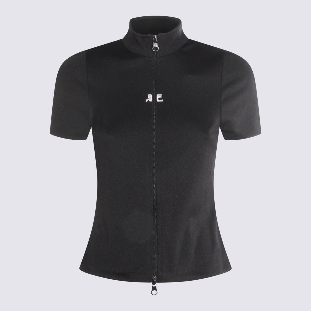 Schwarzes Top von Courrèges
