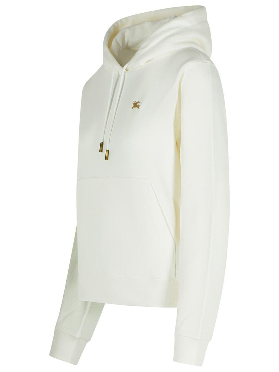 Burberry „Harriet“ Elfenbeinfarbenes Baumwoll-Sweatshirt