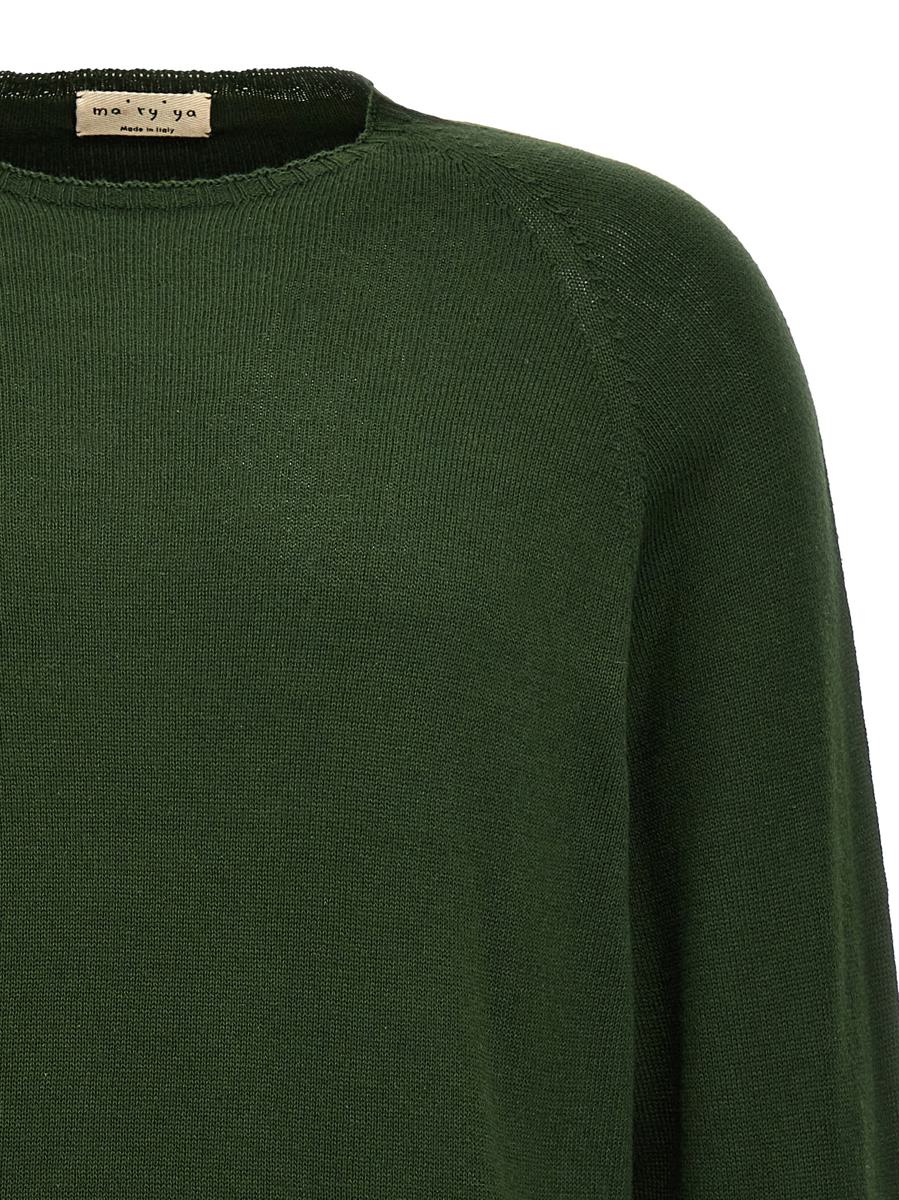 Ma'Ry'Ya Pullover mit Rundhalsausschnitt