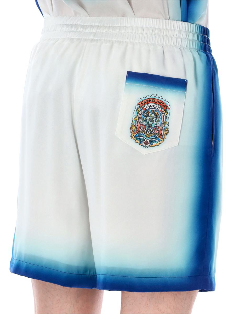Casablanca Casa Way Skate-Seidenshorts