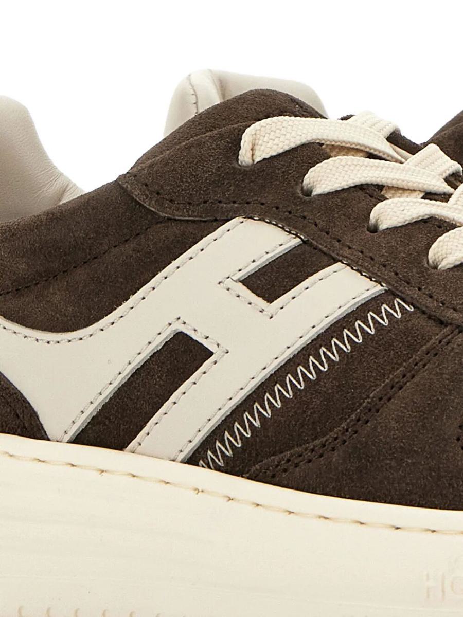 Hogan H630 Wildleder und Leder Sneakers Schuhe