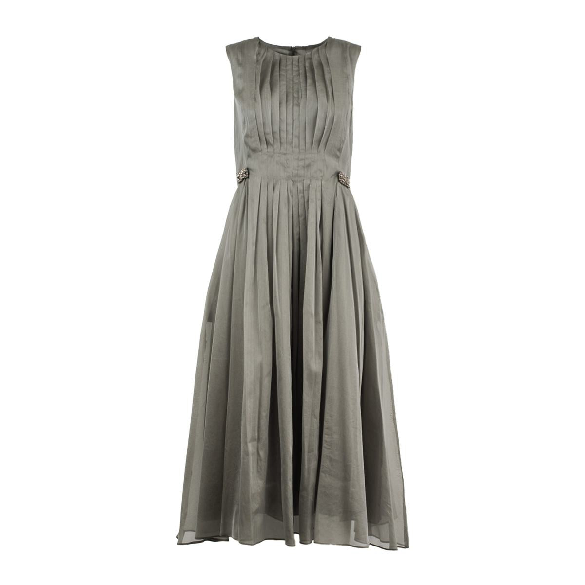 Max Mara Kleid aus Seiden-Organza