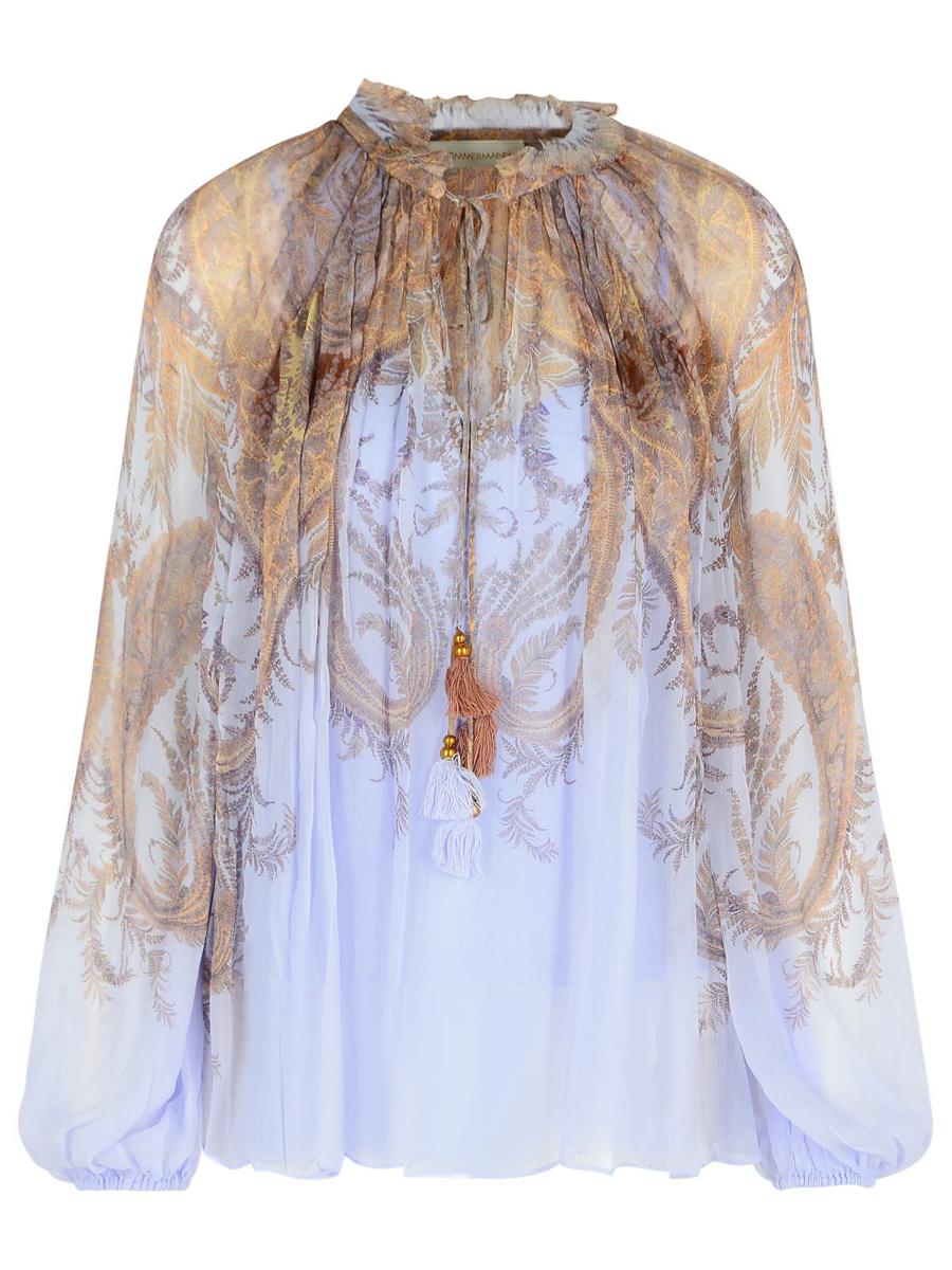 Zimmermann – Lilafarbene Viskosebluse