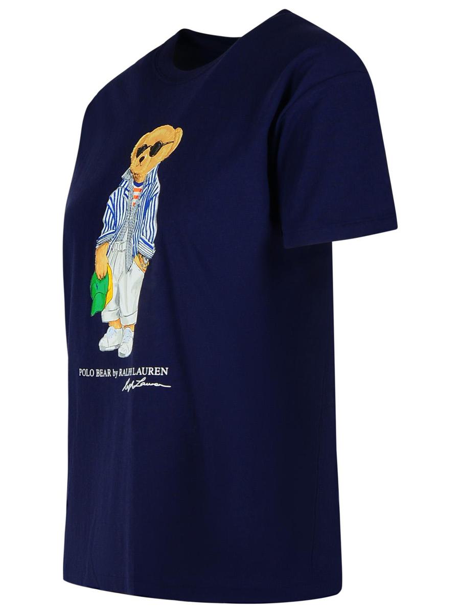 Polo Ralph Lauren – Marineblaues Baumwoll-T-Shirt