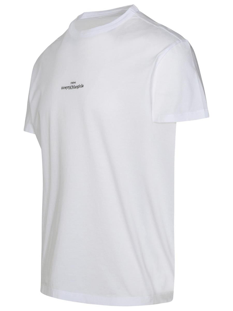 Maison Margiela Weißes Baumwoll-T-Shirt