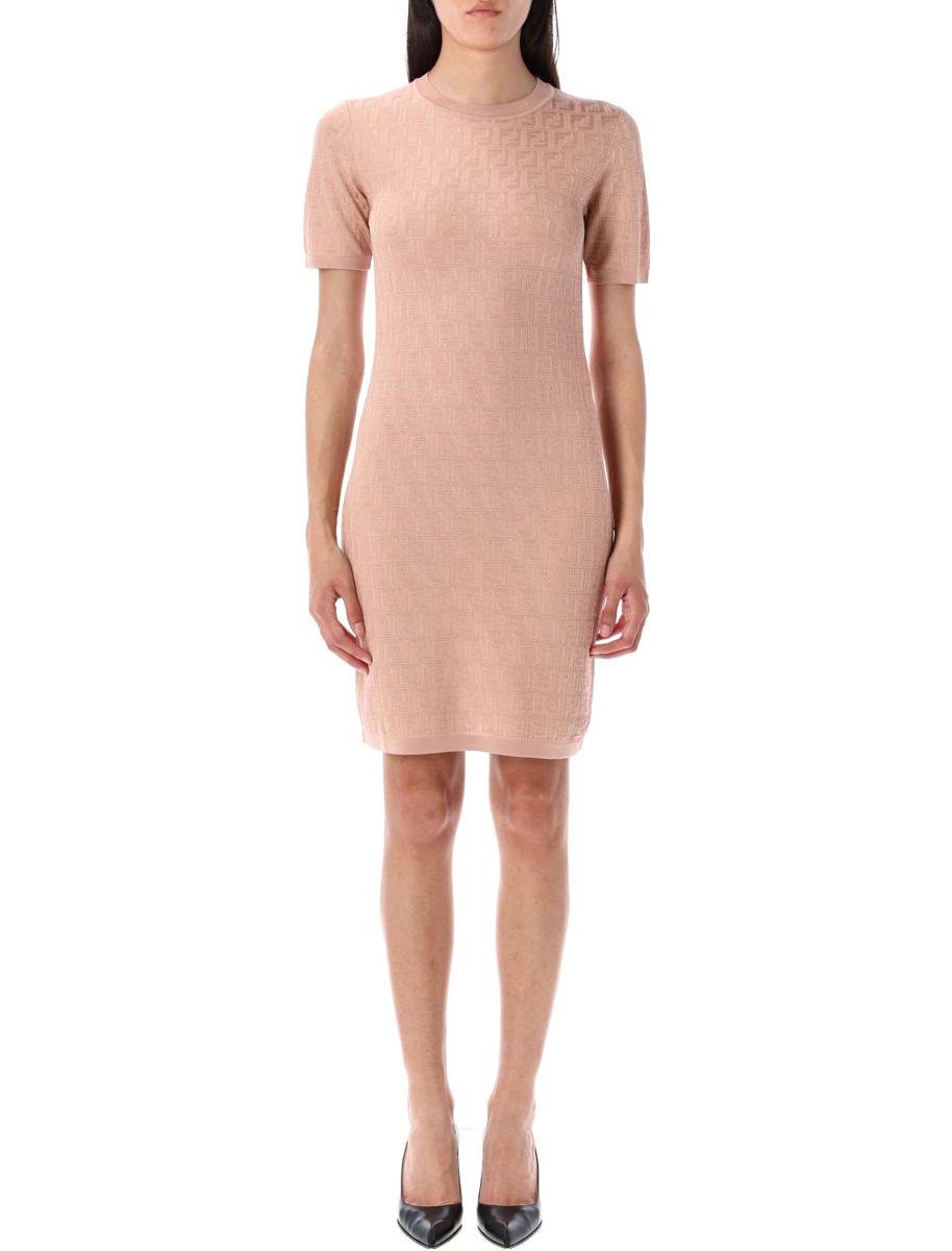 Fendi FF-Strick-Minikleid
