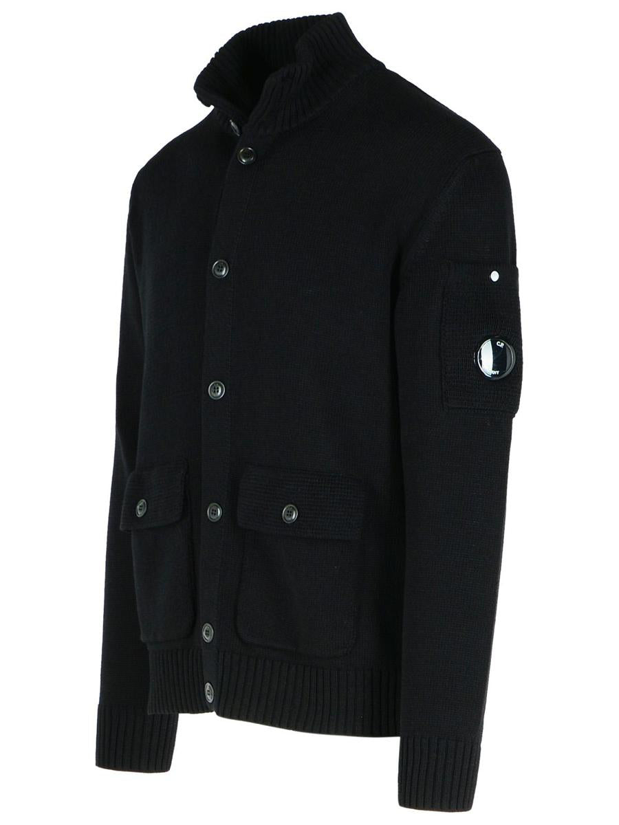 CP Company „Lens“ schwarze Baumwolljacke