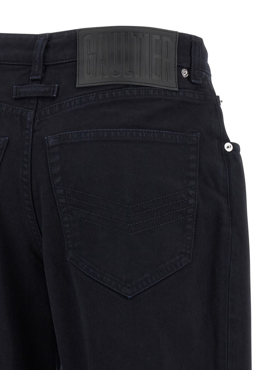 Jean Paul Gaultier „The Snap-Button Denim“-Jeans