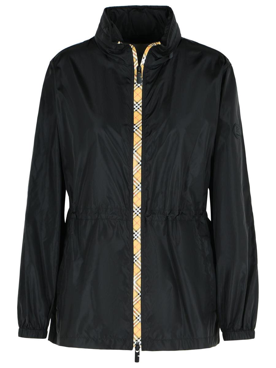 Burberry „Blackpool“ – Schwarzer Polyamid-Regenmantel