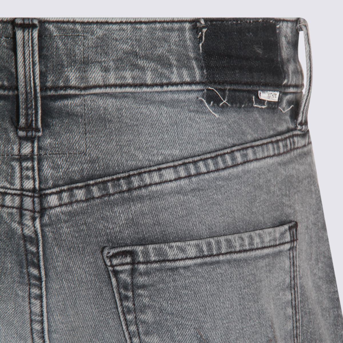 Graue Baumwolljeans von Mother