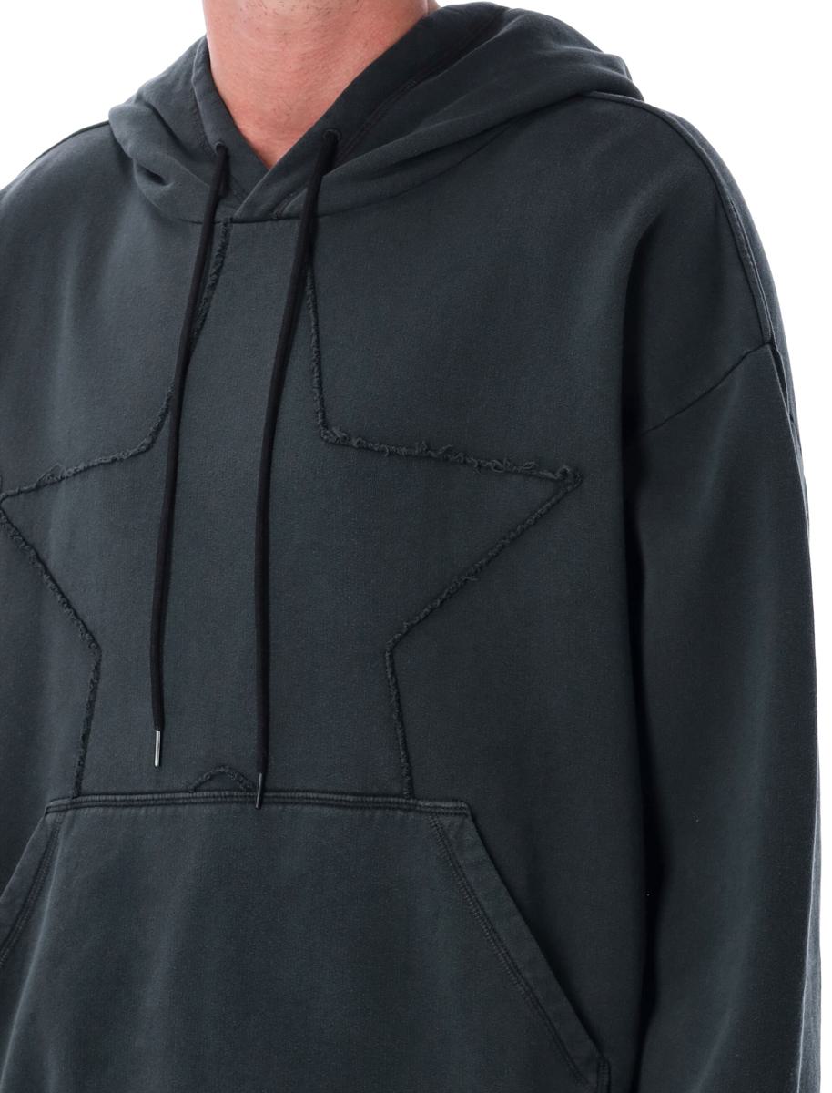 MM6 Maison Margiela – Oversize-Kapuzenpullover mit Stern