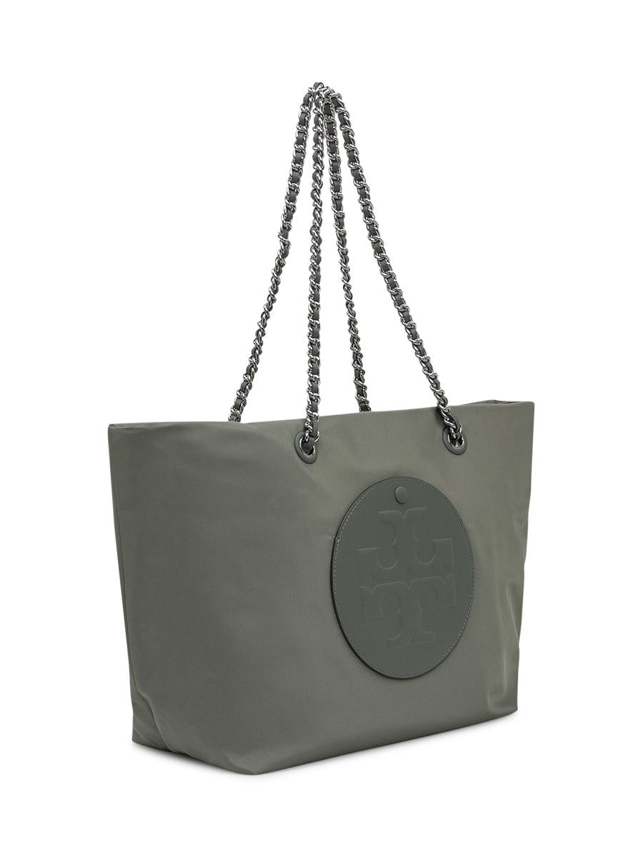 Tory Burch – Grauer Tory Burch-Shopper mit Kette