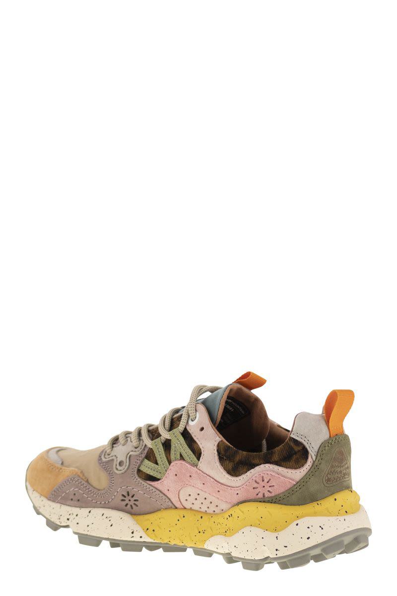 Flower Mountain Yamano 3 - Sneakers aus Wildleder und Funktionsgewebe