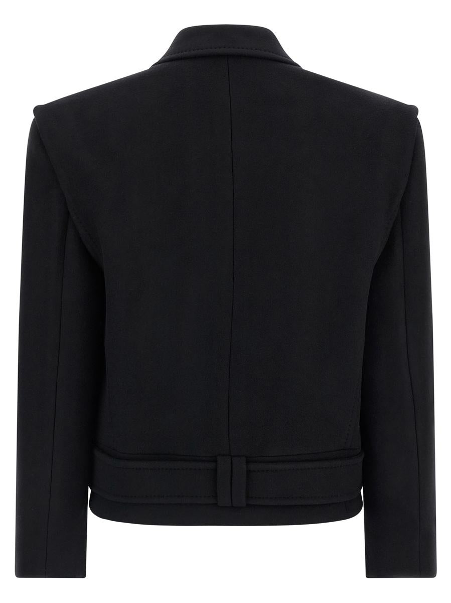 Balmain Zweireihiger Mantel