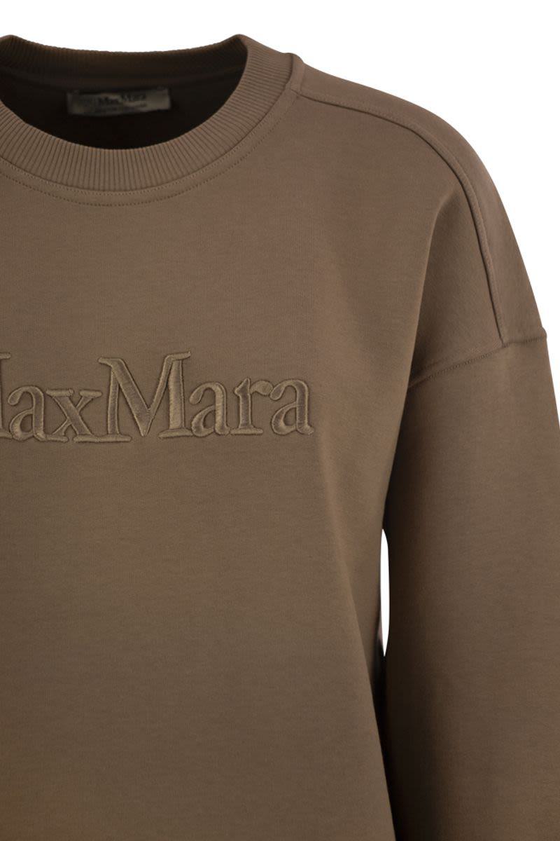 'S Max Mara Monza – Baumwoll-Sweatshirt mit Logo