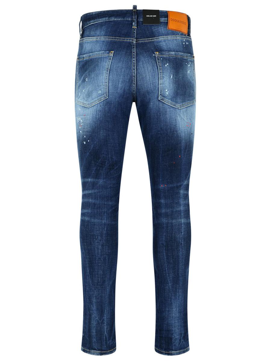 DSQUARED2 „Cool Guy“ Jeans aus Baumwolldenim in mittlerer Waschung in Blau