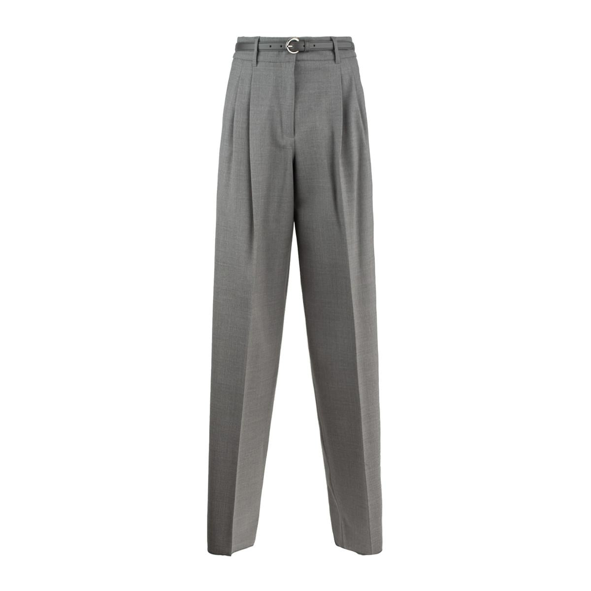 Max Mara – Graue Wollstrickhose