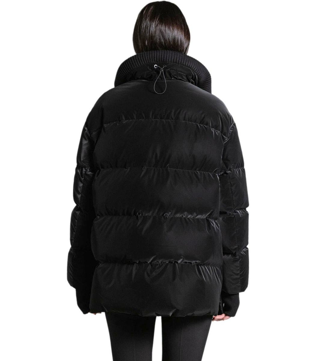 Duno – Glänzende schwarze Daunenjacke