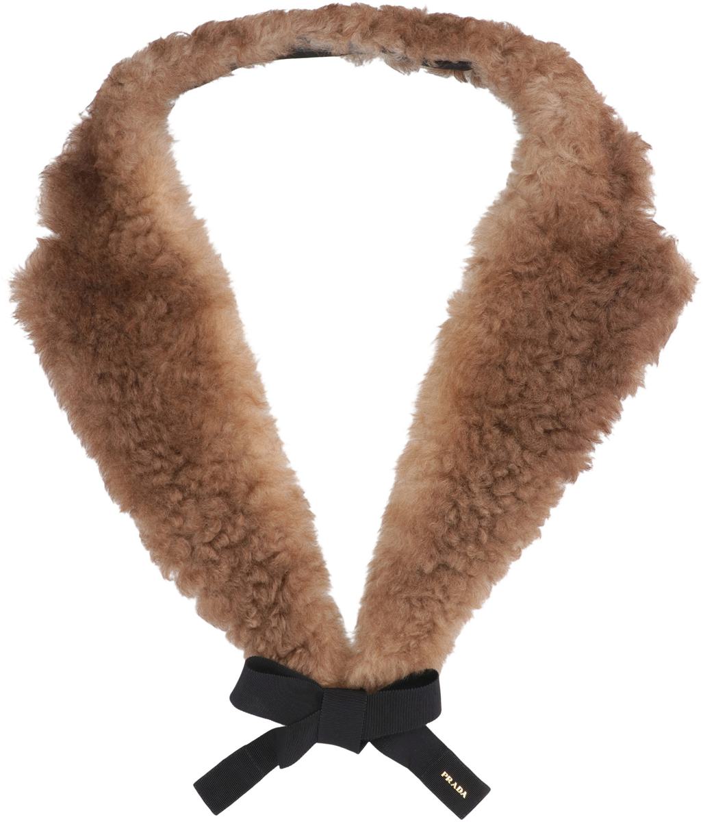 Prada Shearling-Kragen